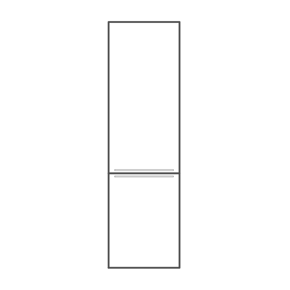 Combi (nevera y congelador en 1)